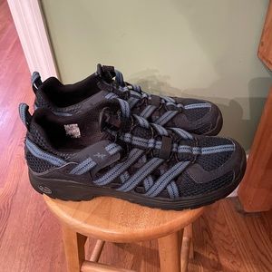 Blue Chaco Outcross Evo 1, slip on outdoor shoe- size men’s 12- gently worn.